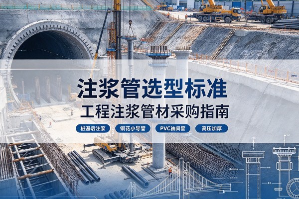 晋宁注浆管选型标准