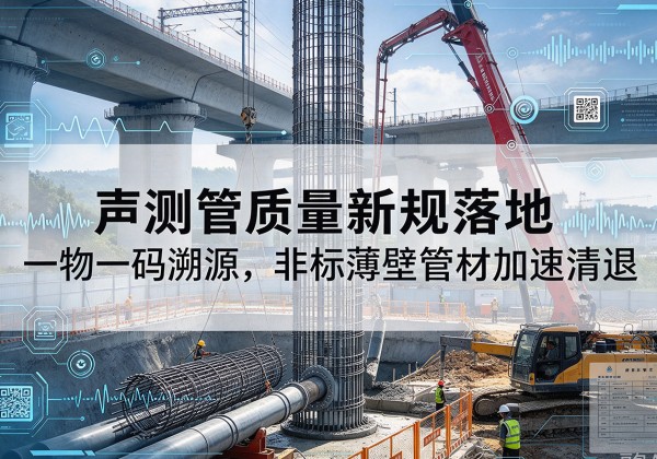 晋宁声测管质量新规落地，一物一码溯源，非标薄壁管材加速清退